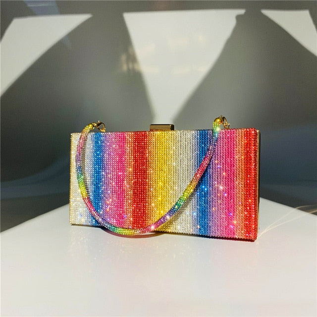 Rainbow Clutch Bag