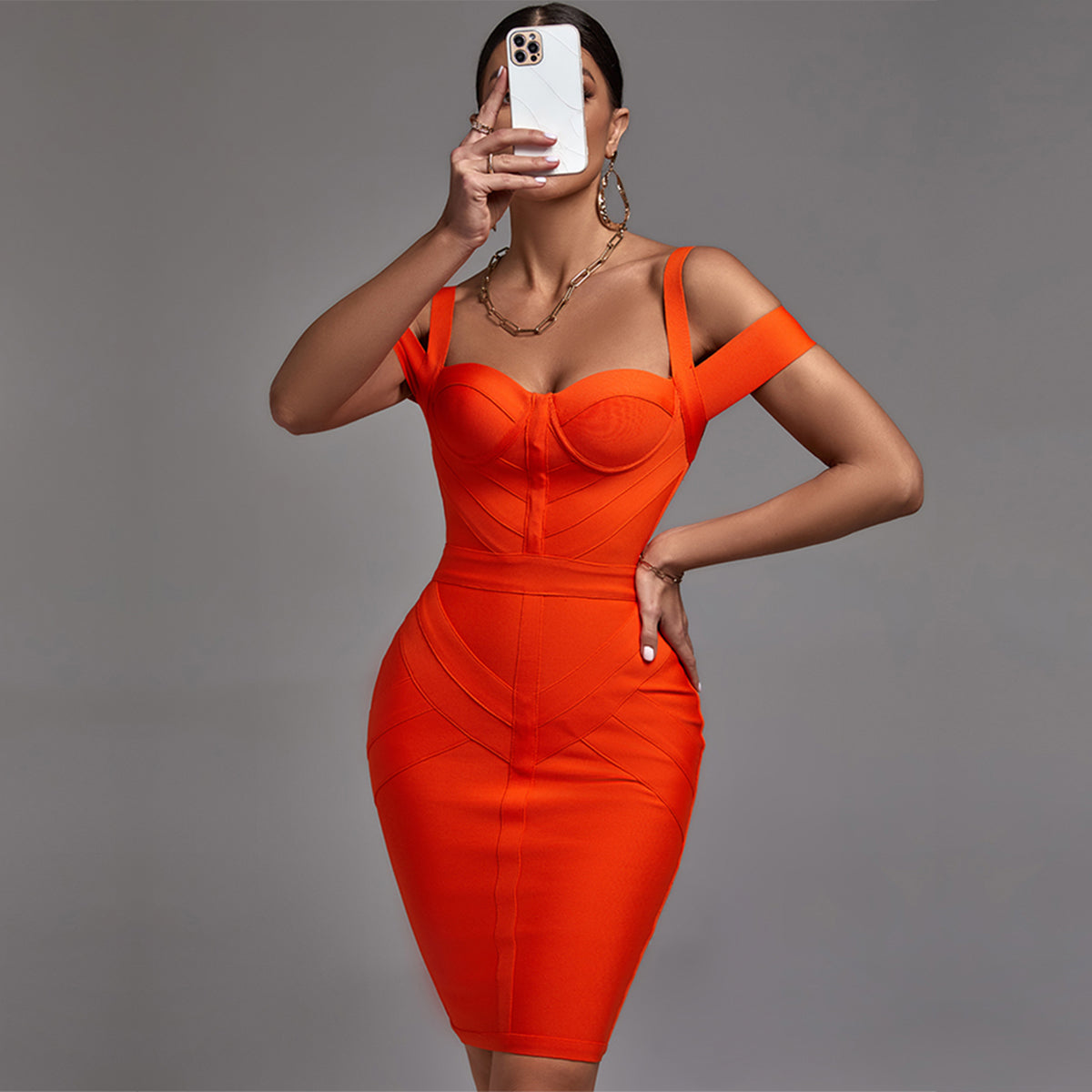 Mini bandage outlet dress