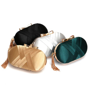 Tassel Chain Shoulder Clutch Bag