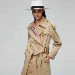 Loose Fit Casual Trench Coat